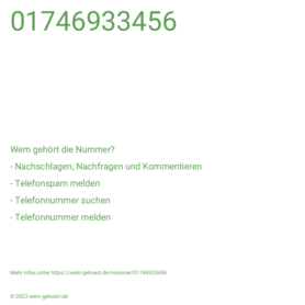 01746933456